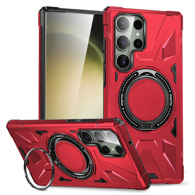 Shockproof Case with Magnetic Ring Stand for Galaxy S24 Series - S Ultra Case