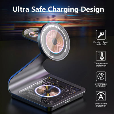 Magnetic Wireless Charger Station