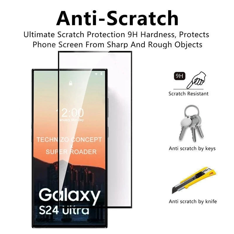 4in1 Screen Protector & Camera Lens Film For Samsung Galaxy S24 Series