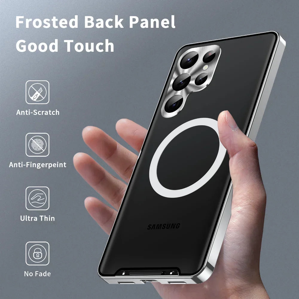 Magnetic Full Protection Aluminum Case For Samsung Galaxy S Series