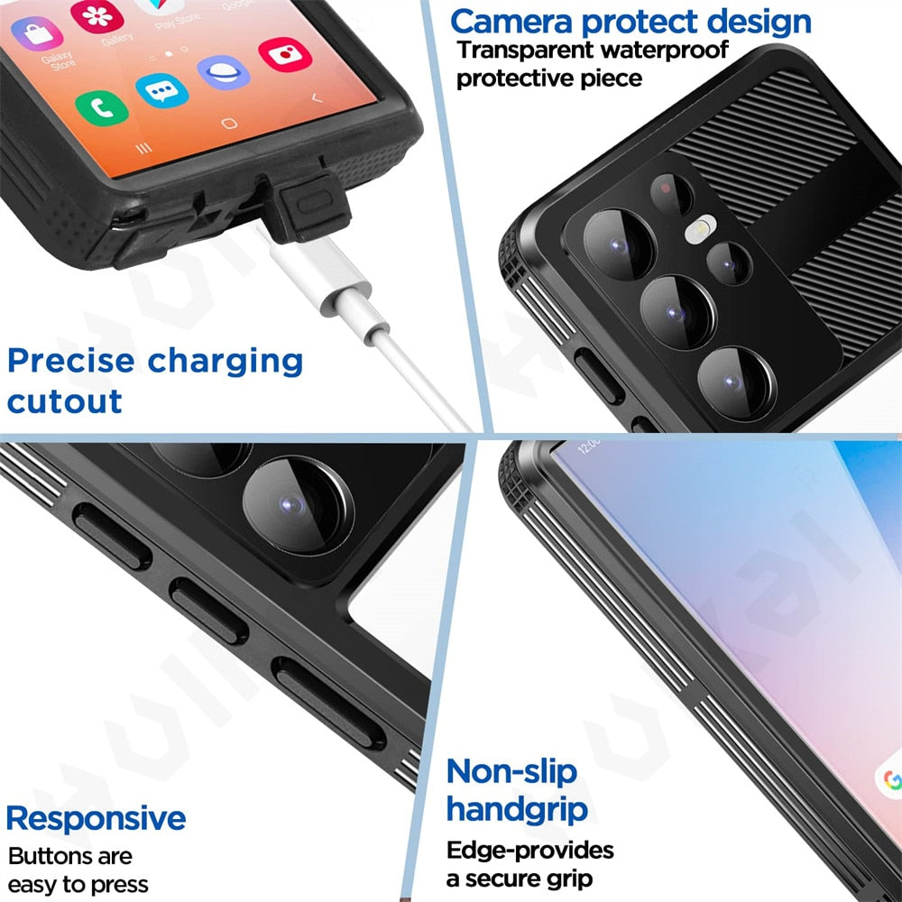 Waterproof Case Compatible with Magsafe (IP68) for Samsung Galaxy S23 Series - S Ultra Case