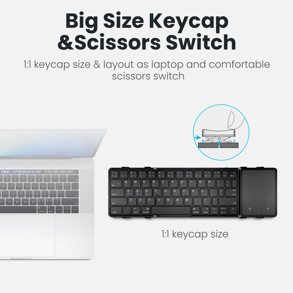 Portable Folding Wireless Keyboard - S Ultra Case